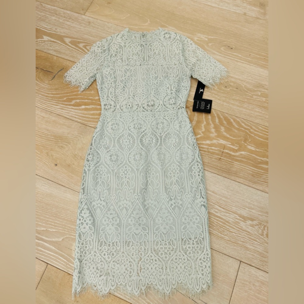 LULUs Baby Blue lace dress Small New with tags
